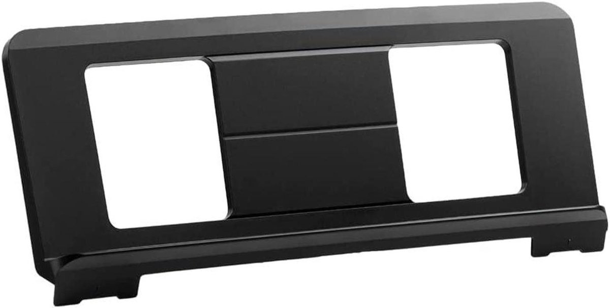 Muziekstandaard - Bladmuziekhouder - Muziek lezen - Ergonomisch ontwerp - 49.5 cm lang - Zwart