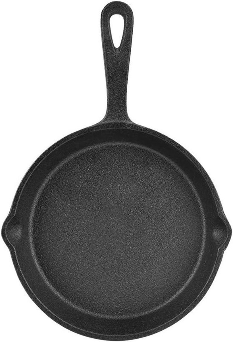 Gietijzeren Koekenpan voor Oven en Grill, 16 cm, Voorgekruid
