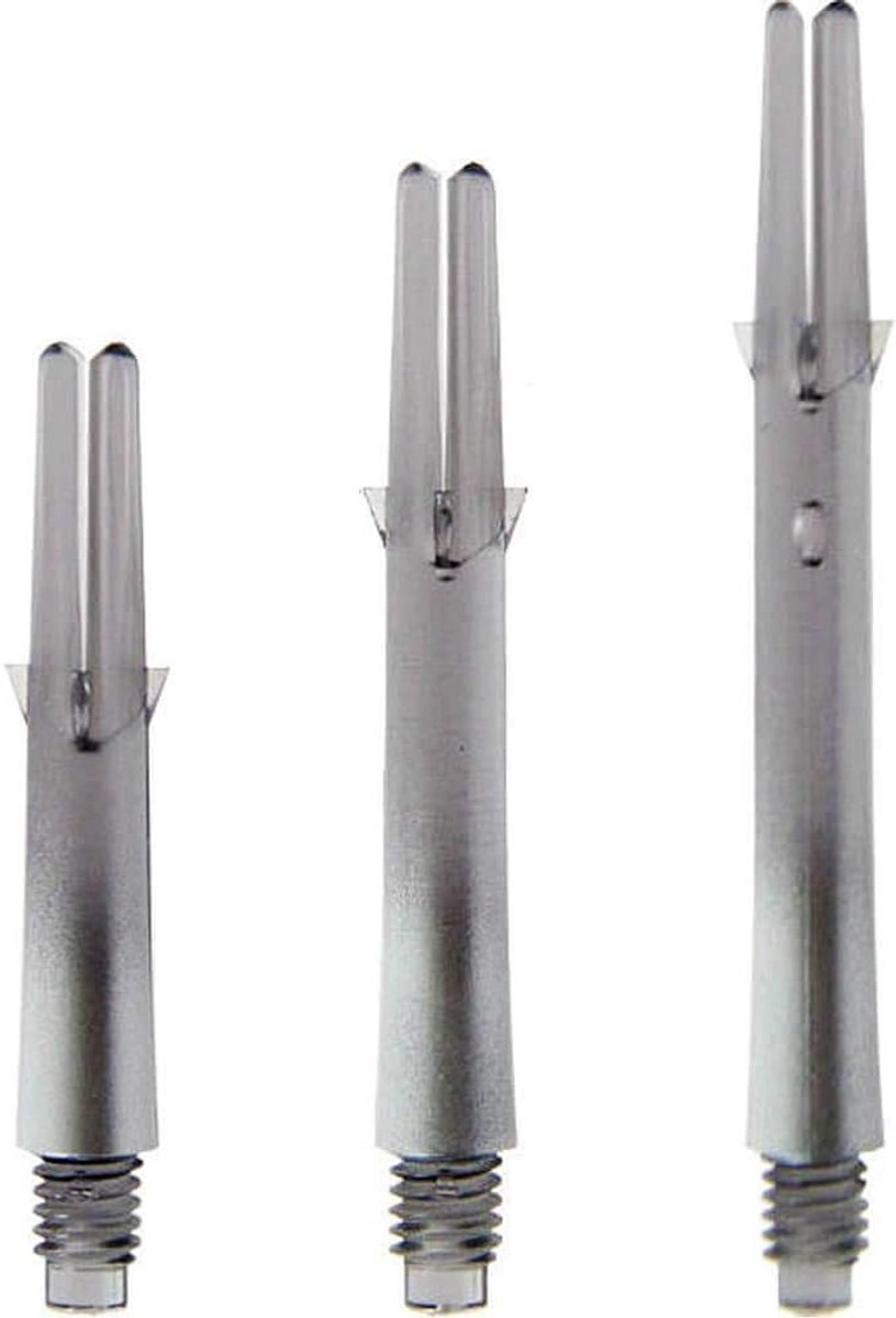 Dartpijlen Shafts Tweekleurig Zilver Zwart Standaard Lengte Set van 3