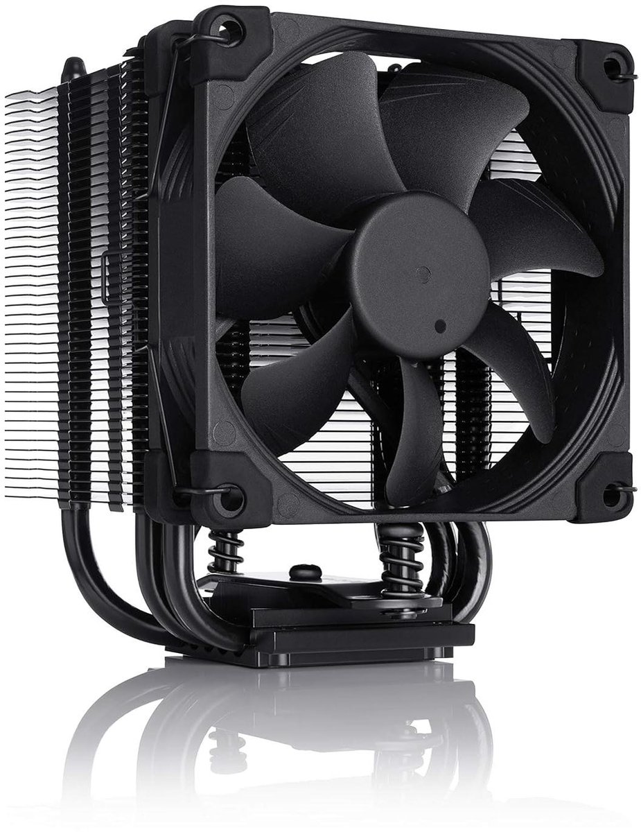 Processorkoeler - CPU Koeler - Stil PC Gebruik - Compact 92mm Formaat - 125mm Hoogte - Zwart