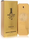 Gouden doos en fles Paco Rabanne 1 Million Parfum, 100 ml Natural Spray.