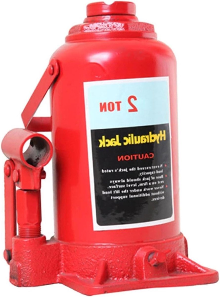 Hydraulische Krik - Auto Krik - Voertuig Onderhoud - Robuuste Stalen Constructie - 2 Ton Capaciteit - Zwart