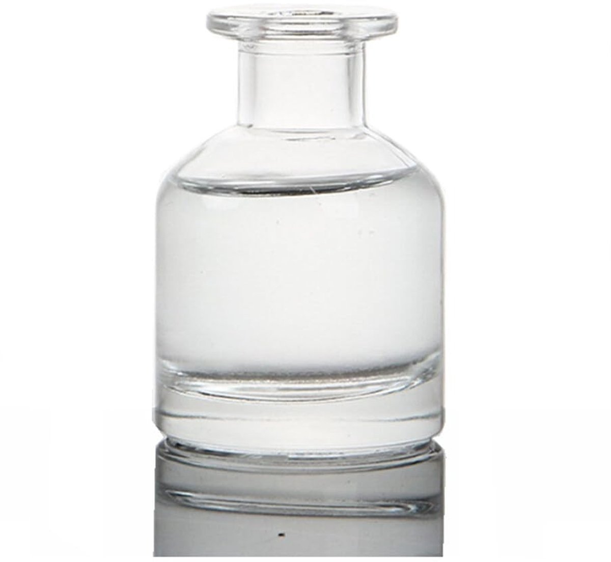 aladdien - 150ml Diffuser Fles - Aromatherapie - Transparant - Lege Pot - Geuraccessoires - Geschikt voor Essentiële Oliën - DIY Decoratie