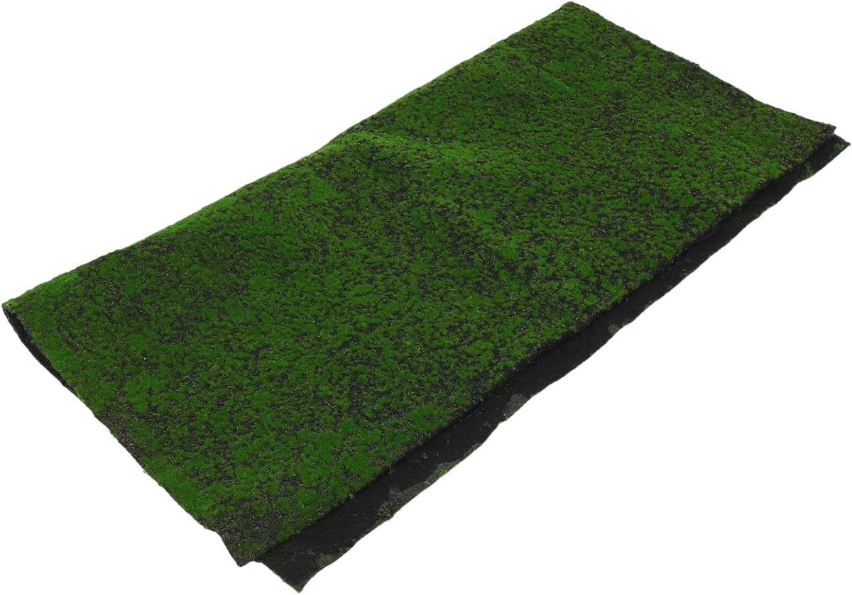 Kunstgras Mat - Mos Tapijt - Decoratie Projecten - Natuurlijke Uitstraling - 101.5 x 101.5 cm - Groen