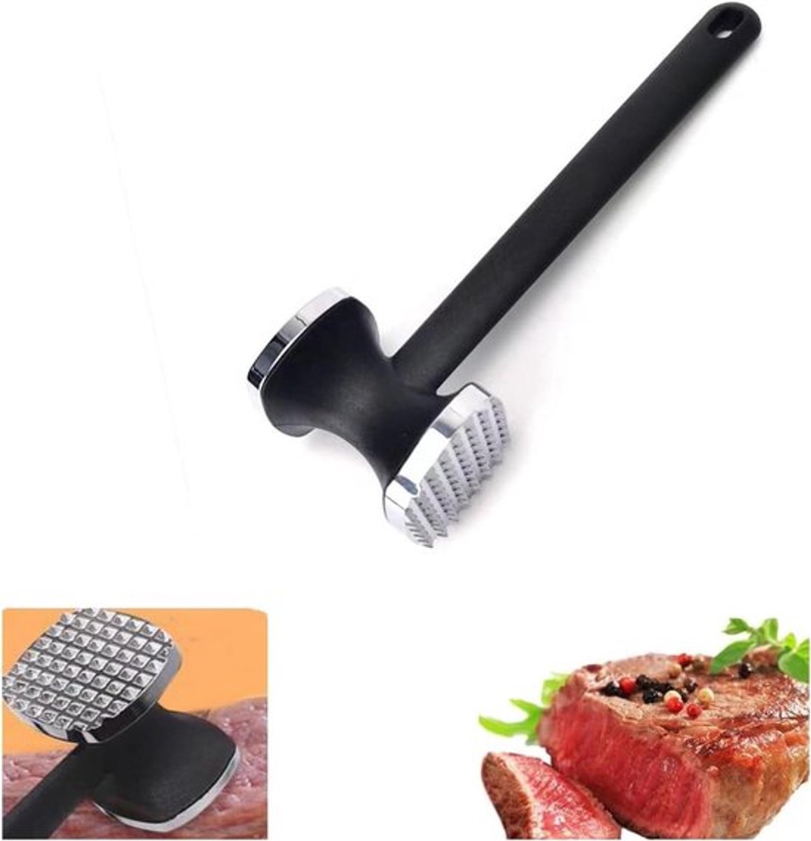 Robuuste vleesmalhamer voor schnitzel en steak choppers