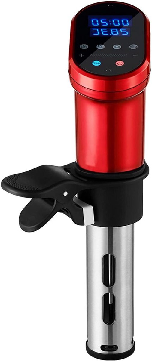 Precisie Fornuis Sous Vide Circulator Koken met Precisie Wifi Connectiviteit 1200 Watt Rood