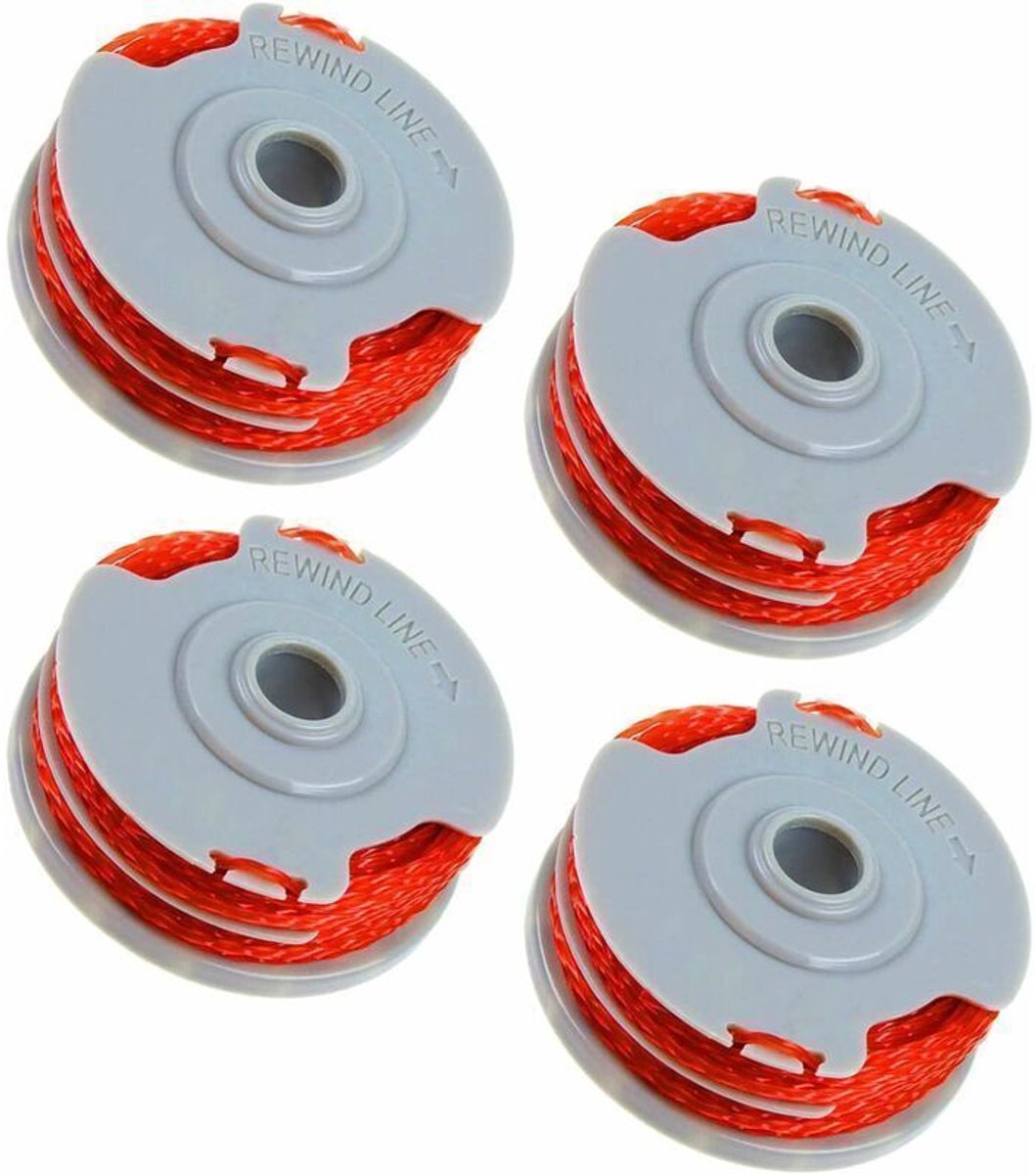 Verpakking geschikt geschikt voor 4 rollen Flymo FLY021 grasmaaierhaspels - 1,5 mm - 11 geschikt geschikt voorer - Nylon - Geschikt geschikt voor Flymo grasmaaiers - Compatibel geschikt geschikt voor FLY021/513937190
