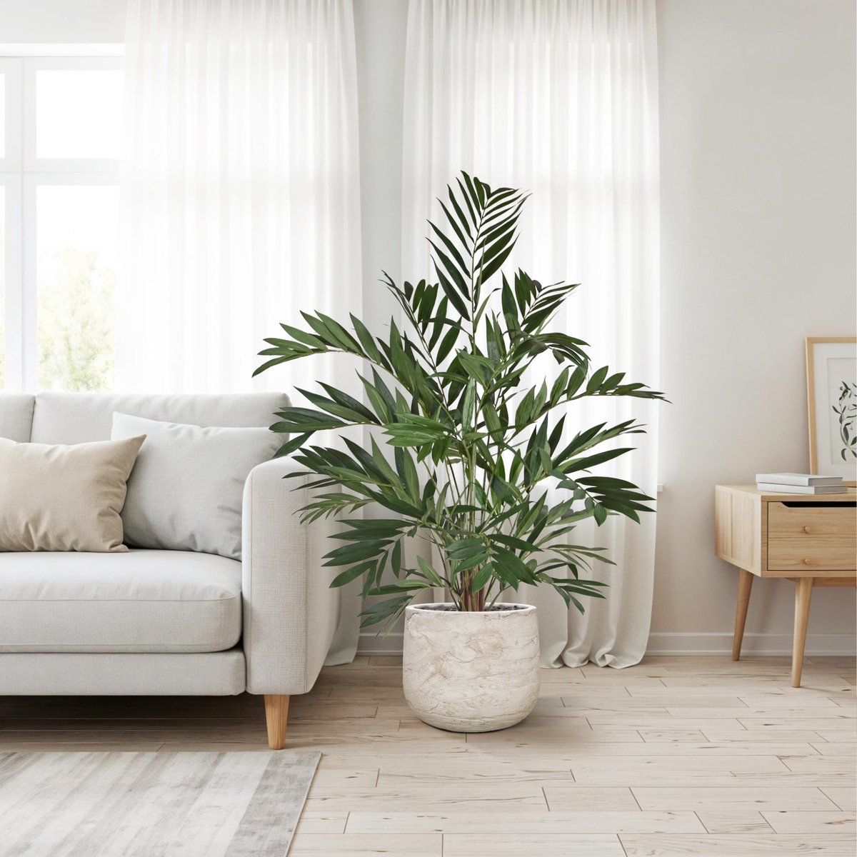 maxifleur Kunstplanten Parlour kunstpalm 120cm Groen