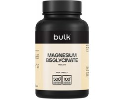 Bulk Magnesium Bisglycinate (60 Tabs) Unflavoured - Vitaminen, mineralen & gezondheid - Mineralen
