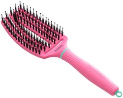 Olivia Garden - FingerBrush Boar&Nylon - Lollipop Pink