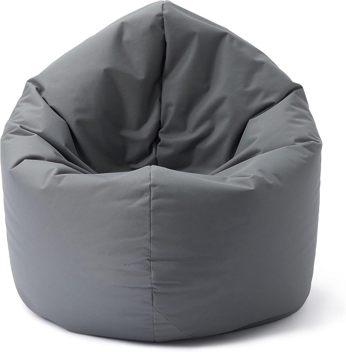Lumaland zitzak Drops: ronde zitzak (300 l) met 2-in-1-functie voor comfortabel zitten en liggen | De dubbelagent voor ontspannende momenten binnen en buiten | Met aanpasbare EPS-vulling | Ø 120 x 75 cm