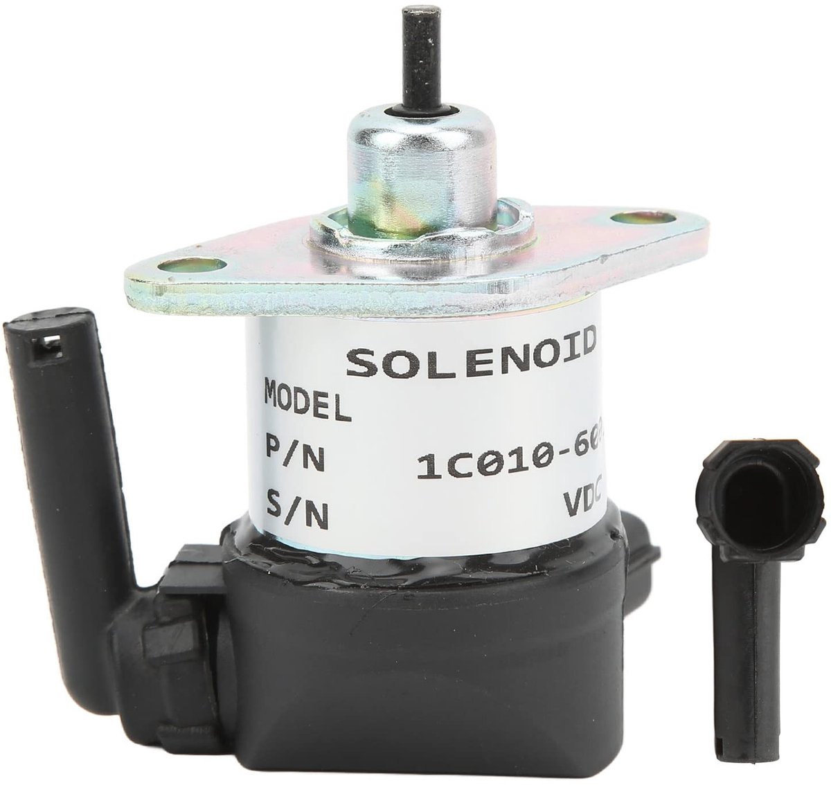 aladdien - Brandstof Afgesneden Solenoïde - Vervanging voor Kubota Motoren - Hoogwaardige Aluminium Constructie - Voor 12VDC - Betrouwbare Brandstof..