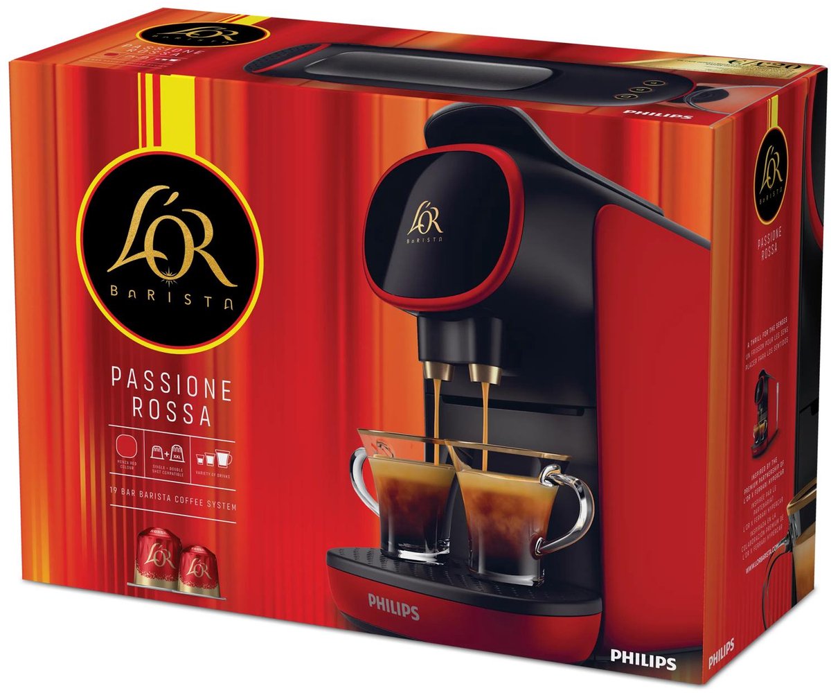 Philips L'Or Barista Sublime Limited Edition LM9012/51 - Koffiecupmachine - voor L'Or Espresso & Barista Koffiecups - Rood & Zwart — afbeelding 6