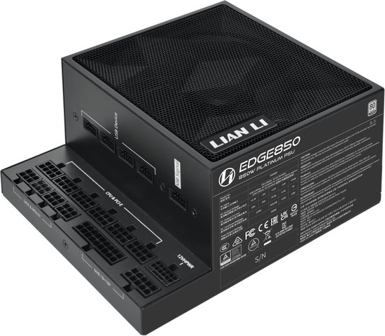 Lian Li EDGE Black 850W 80 Plus Platinum