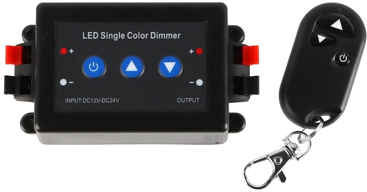 SPHProducts - Draadloze LED Dimmer - Afstandsbediening - Eenvoudige bediening - 12-24V DC - Bedieningspaneel - Geschikt voor verlichting - Modern design