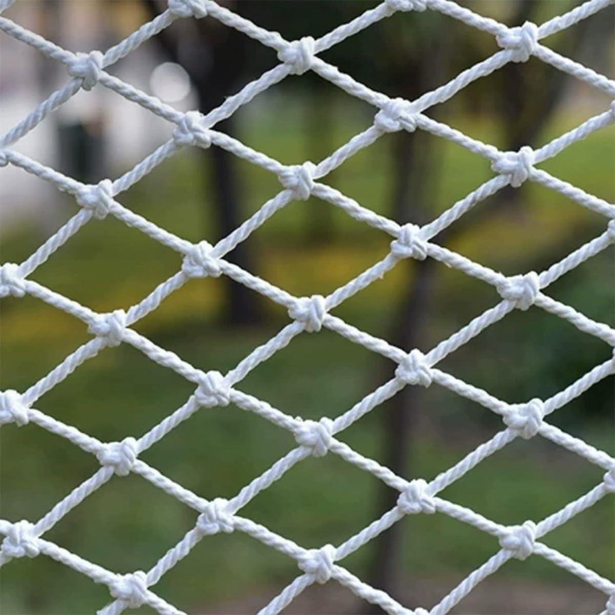 Veiligheidsnet Balkon - Beschermnet Terras - Kinderveiligheid Creëren - Scheurbestendig Nylon - 1 x 6 m - Wit