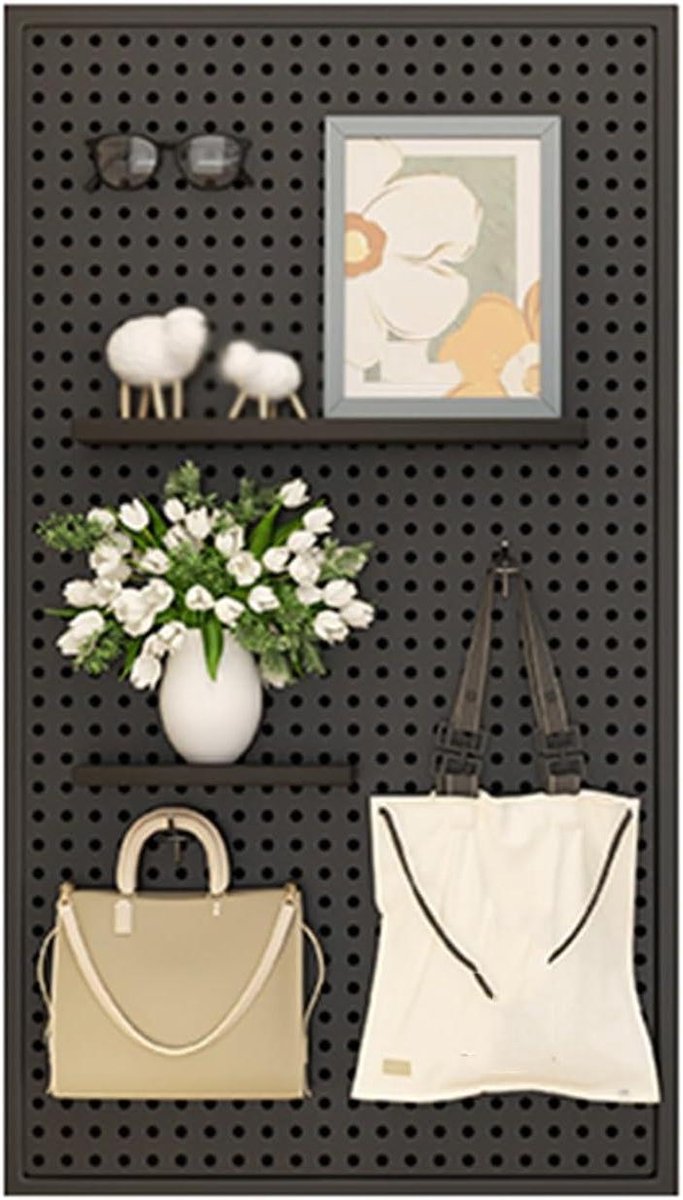Wandorganizer - Opbergbord - Ruimte Besparen - Modulaire Combinatie - 63x23.6in - Zwart