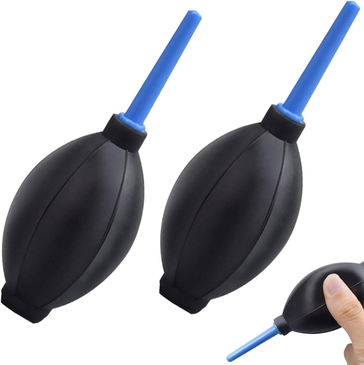 Luchtblazer Rubber - Stofblazer pomp - Elektronica reinigen - Dubbel pak - 2 stuks - Meerkleurig
