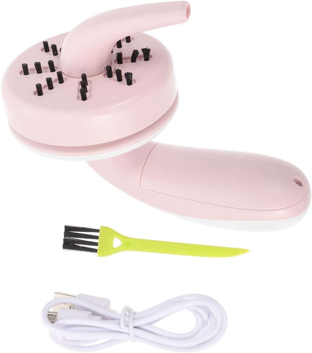 Mini Stofzuiger - Handstofzuiger - Bureau Reinigen - Geruisloze Technologie - 152 Gram - Roze