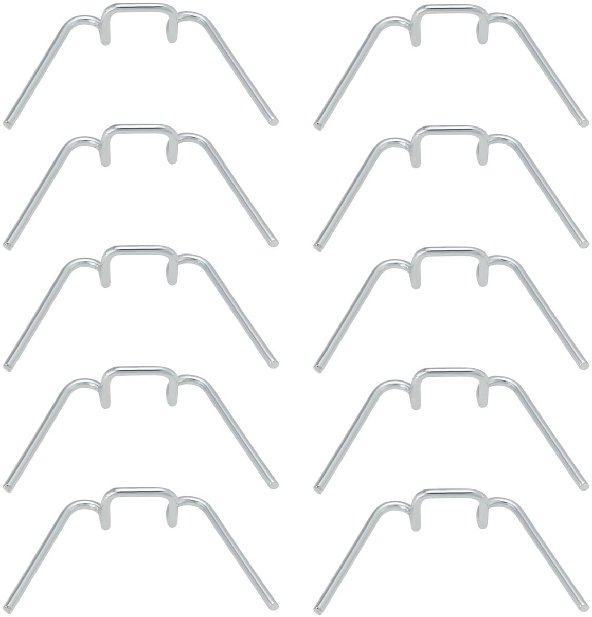 aladdien - Headlamp Rim Fixing Clips - Retaining Clip - Hoogwaardige kwaliteit - Metalen bevestigingsclips - Onde...