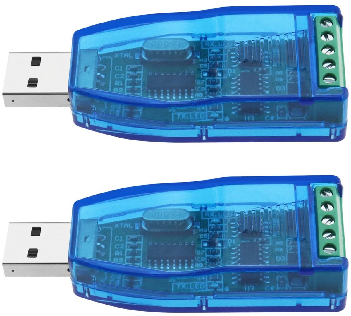 aladdien - USB 2.0 naar RS485 Adapter - Seriële Poort Converter - Mannelijk - Compact en Gebruiksvriendelijk - Voor Computer en Laptop - Ideaal voor..