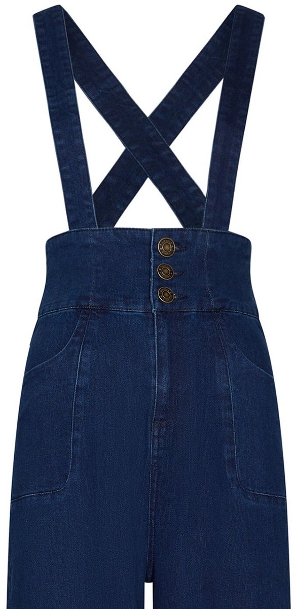 Succubus Clothing Gaby Denim Jeans Broek Navy