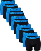 Vinnie-G Boxershorts - 10 stuks - Black/Blue Combo - Maat L - Heren Onderbroeken - Geen irritante Labels - Katoen heren ondergoed