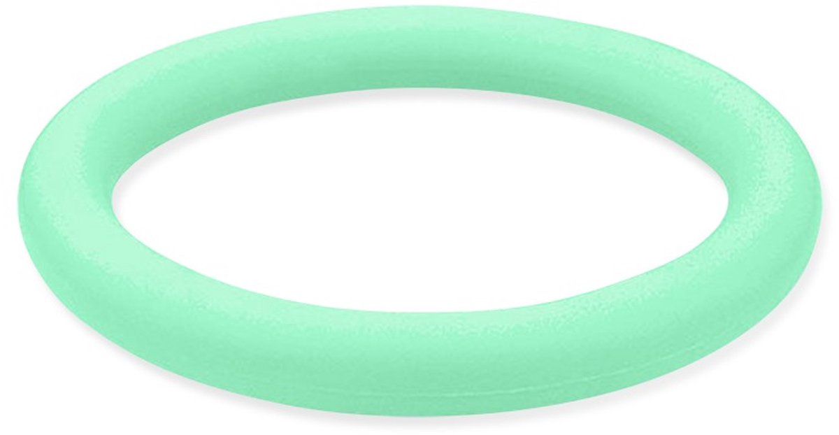 ARK Therapeutic bijtspeelgoed baby ring turquoise stevig BPA-vrij.