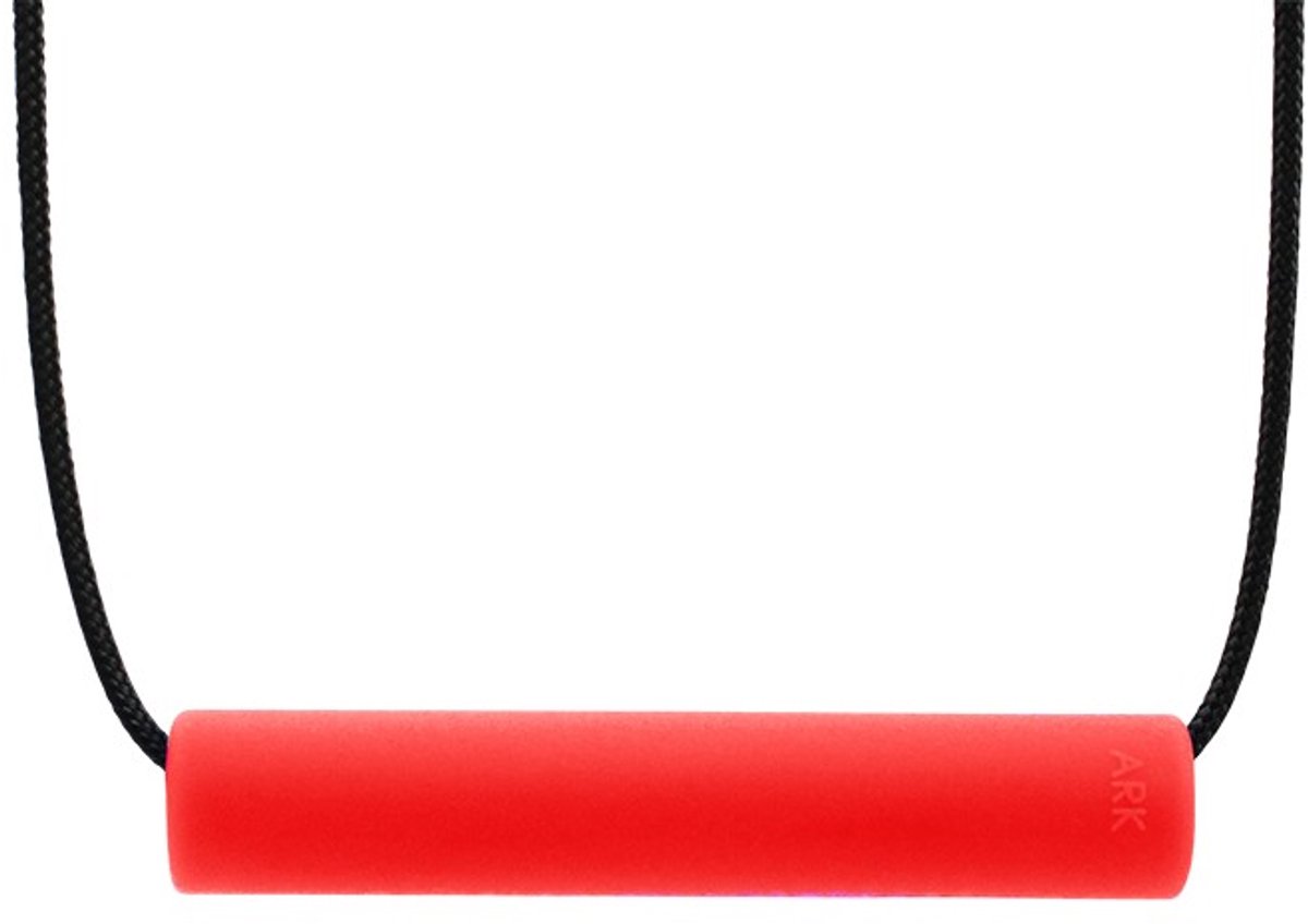 ARK Therapeutic kauwketting speelgoed rood voor kinderen en volwassenen.
