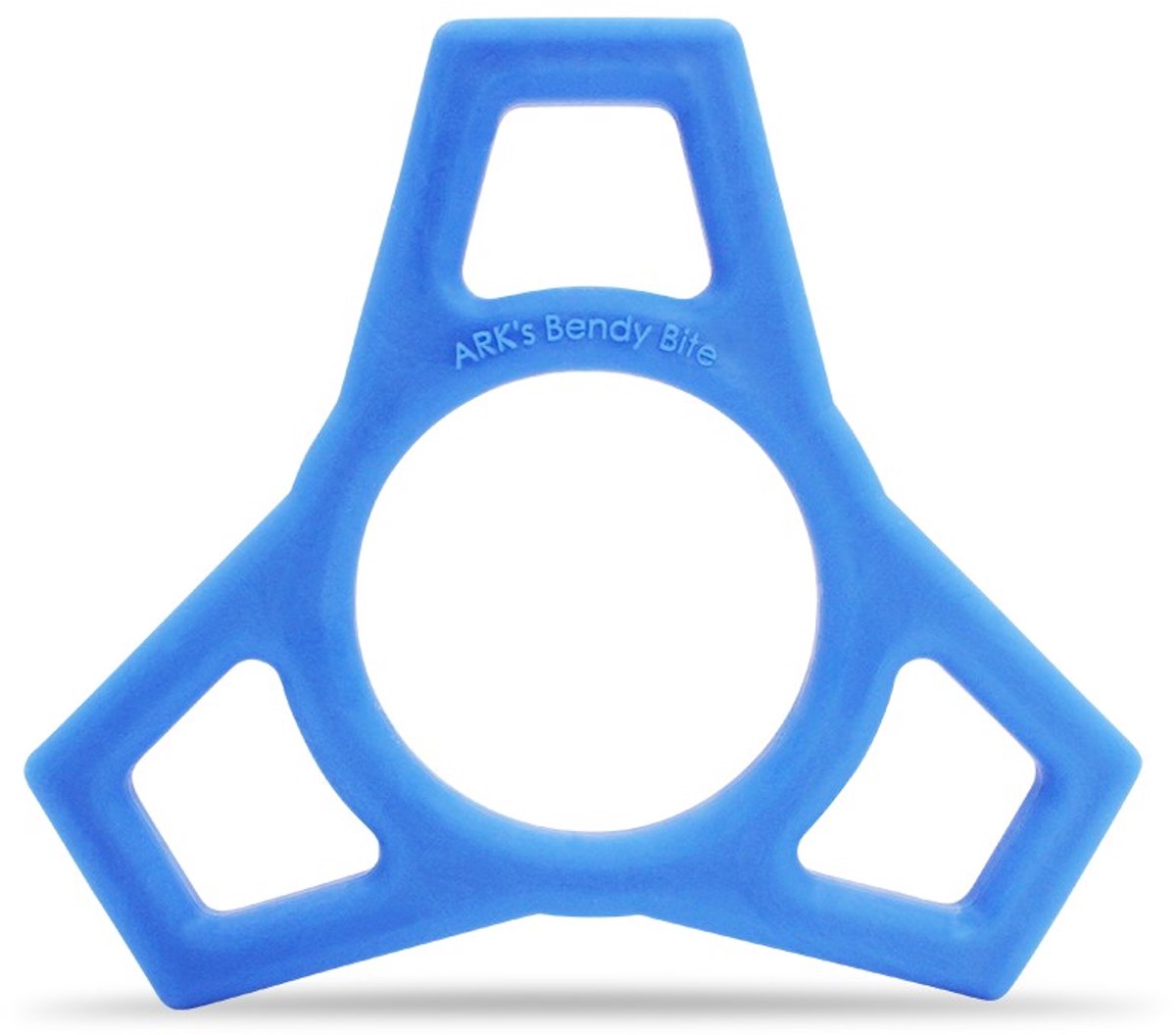 ARK Therapeutic bijtspeelgoed fidget Bendy Bite - kauwspeelgoed blauw.