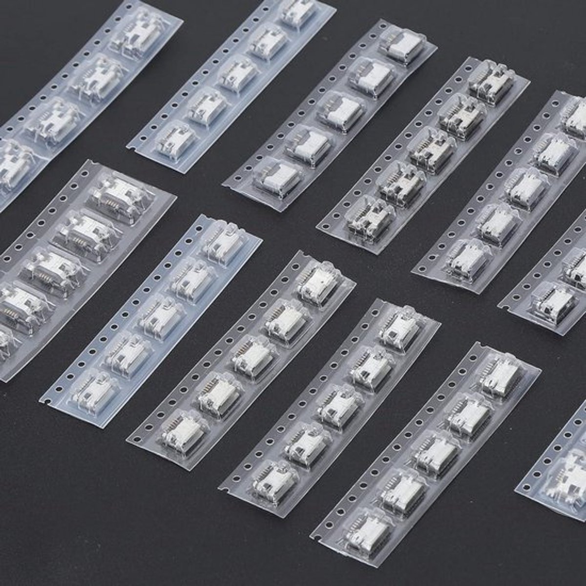 Micro en Mini USB Poort Connector voor SMD Componenten in de Industrie
