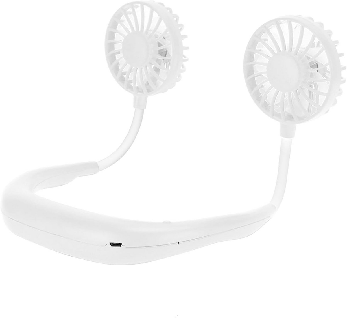 Draagbare Nekventilator Oplaadbaar Handsfree met 3 Snelheden voor Sport en Reizen
