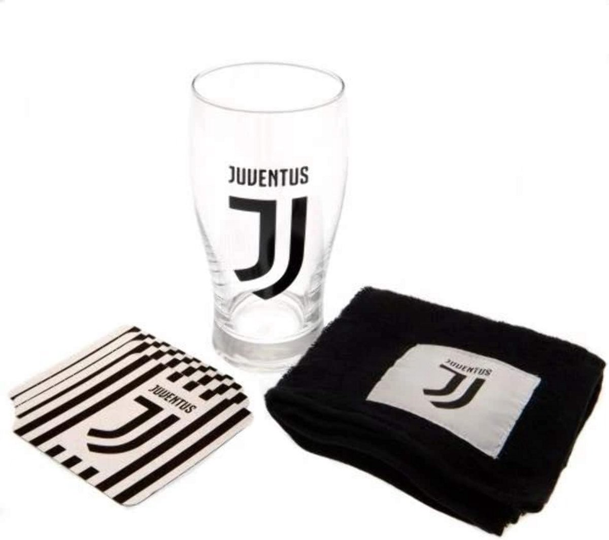 Mini Bar Set met Glas Bierglazen en Handdoek