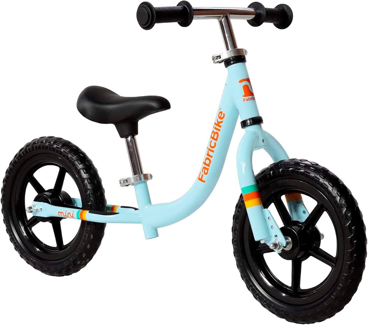 Loopfiets 12 inch voor Kinderen van 18 Maanden tot 4 Jaar Ultralicht Loopfietsje met Zadel en Stuur Verstelbaar
