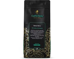 CAFFÈBELLO Notte Nera – Premium Espresso Koffiebonen 1kg – Arabica/Robusta Blend – Dark Roast – Intens & Krachtig