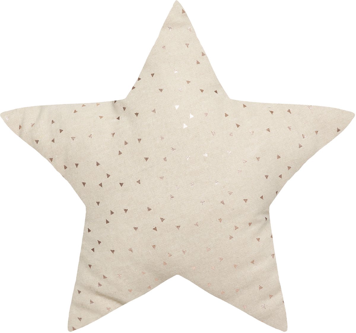 Atmosphera Créateur d'intérieur® Sterrenkussen met metallic patroon Beige