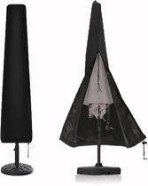 HEZIVO® Parasolhoes Staande Parasol - Beschermhoes Parasol - Weersbestendig - 190 x 50 x 35 cm - Zwart