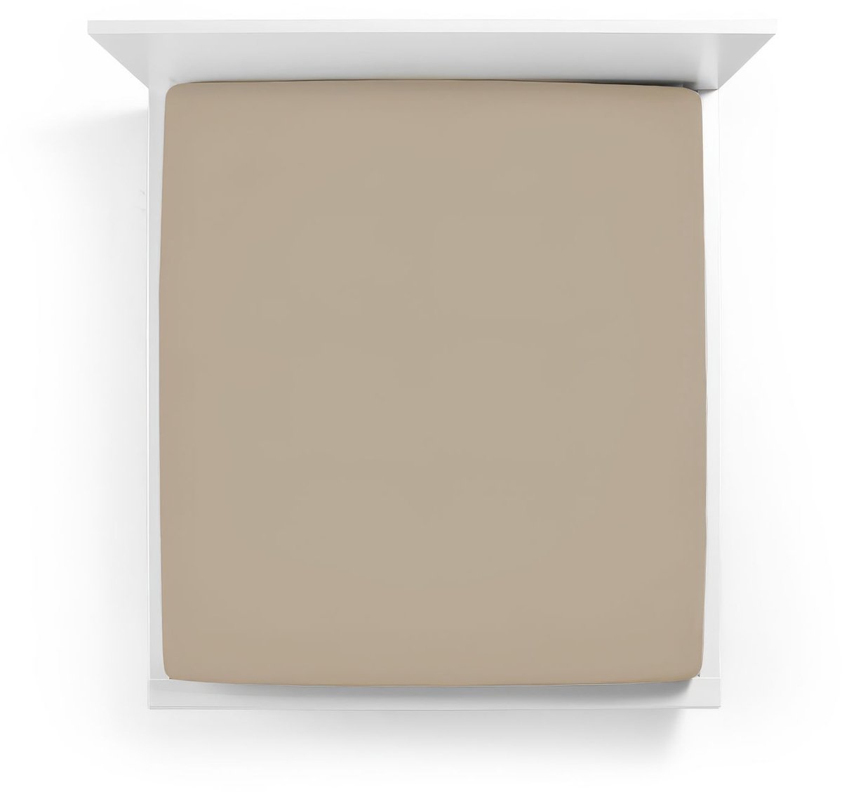 Bella Donna Jersey La Piccola Topperhoeslaken 180x190-200 cm champagne-0711
