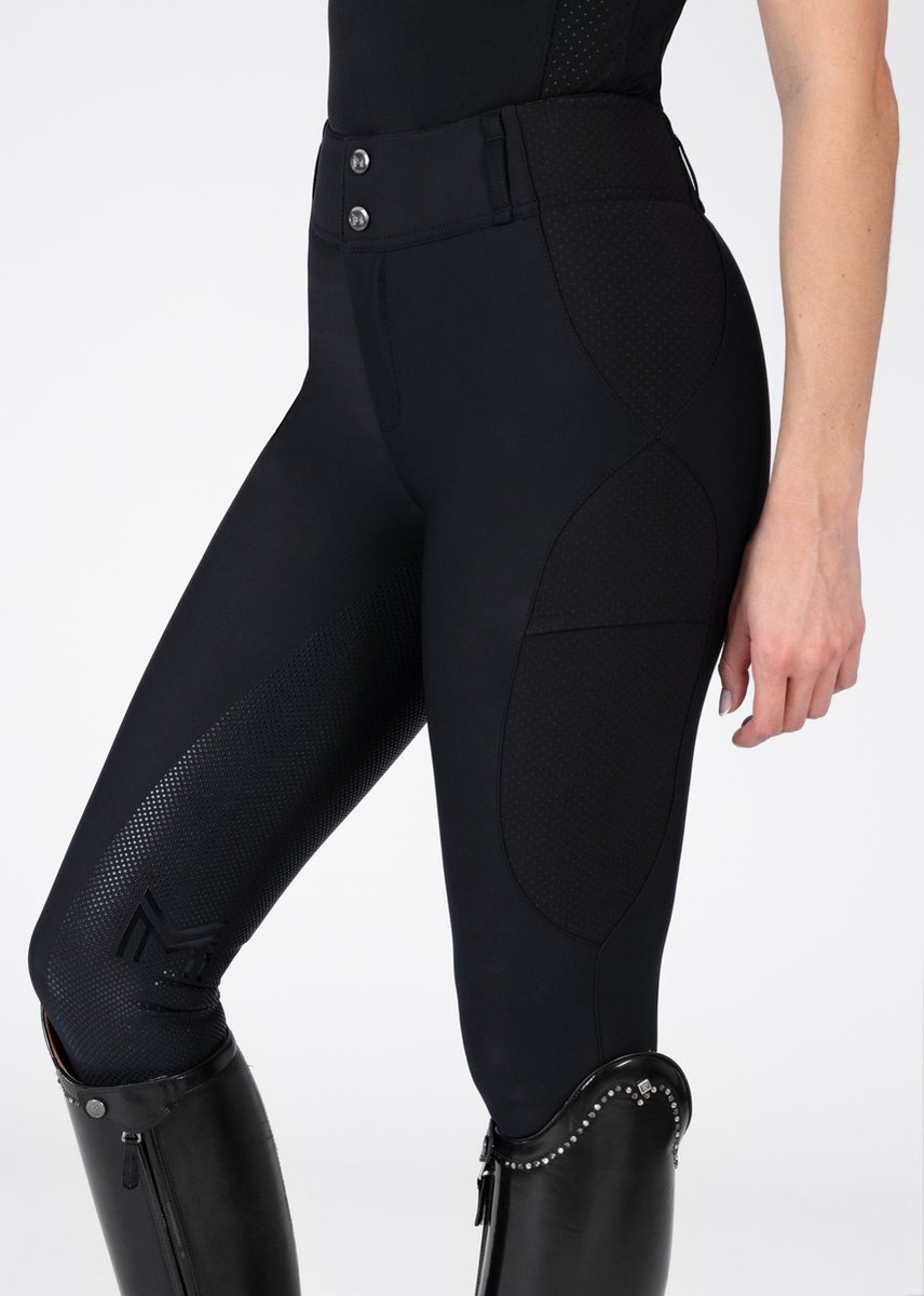 Maximilian Aero Rijbroek Full grip Dames XS Zwart