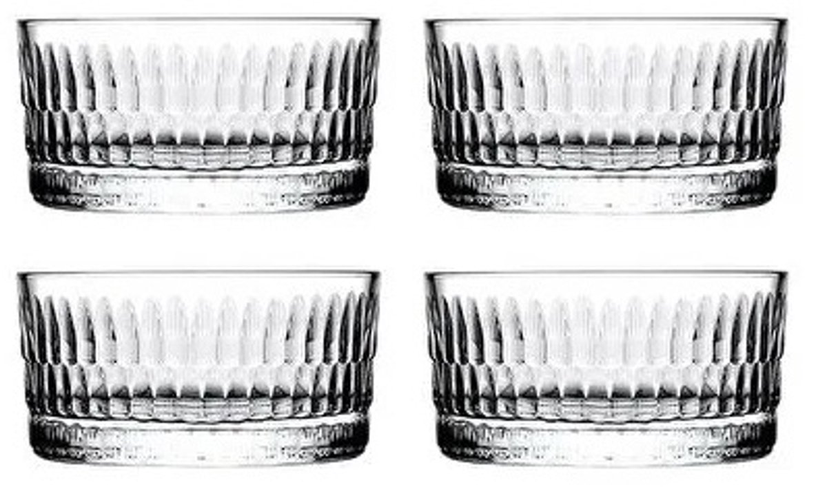Pasabahce Rain 530122 - Glazen Schaaltjes - Set van 6 - 185 ml