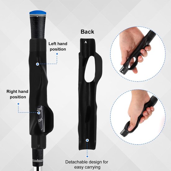 VT Goods - Golfgriptrainer - Swingcorrectie - Verbeter je golftechniek - Unisex - Handpositie - Golftraining - Ideaal voor beginners en gevorderden van vt — afbeelding 5