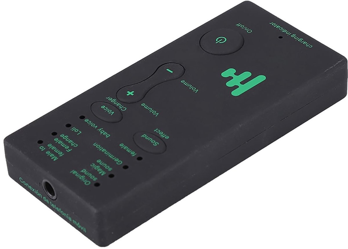 ONF3 - Mini Voice Changer - Geluidskaart voor Gaming - Compact formaat - Geschikt voor Mobiele Telefoons - Ideaal voor Halloween - Gebruiksvrien...