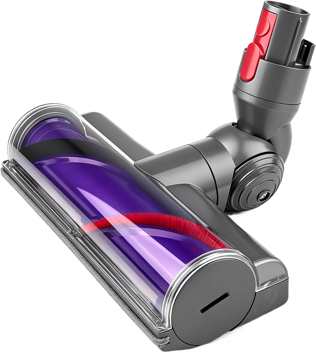 ZENC® Aangedreven Zuigmond Geschikt voor Dyson Steelstofzuiger V15, V11, V10, V8 & V7 - Turbo Borstel - Vloerzuigmond - Stofzuigermondstuk - Opzetstuk - Mondstuk - Stofzuigeraccessoires - Grijs — afbeelding 1