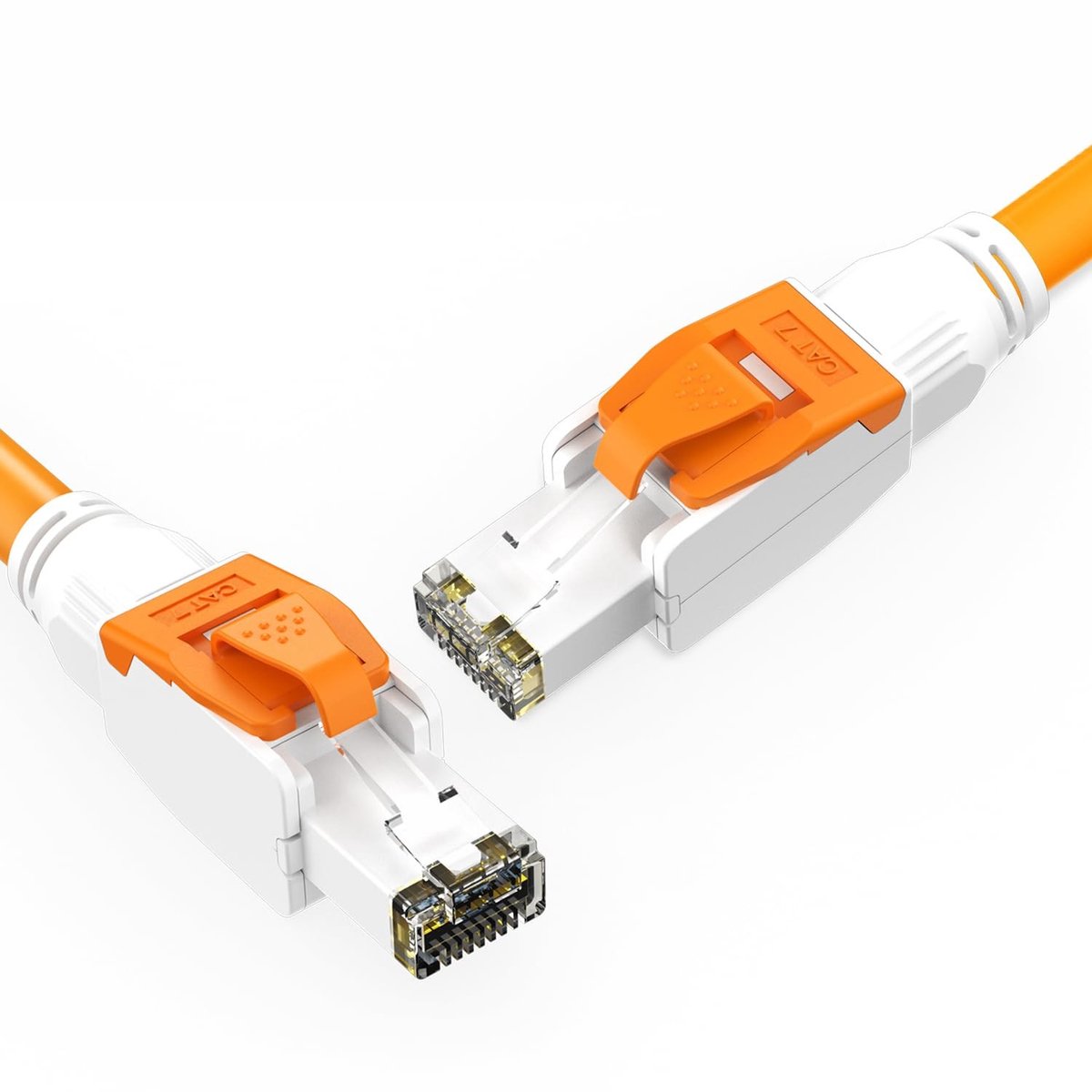 ONF3 - Cat7 RJ45 Ethernet Connector - 2PCS Toolless Verbinding - Snel en Betrouwbaar - Netwerk Kabel - Plug en Play - Geschikt voor Internetverb...