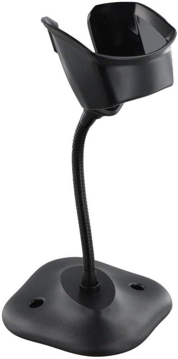 Scanner Stand - Barcode Houder - Efficiënt Scannen - Verstelbare Stalen Hals - 211 Grams - Zwart