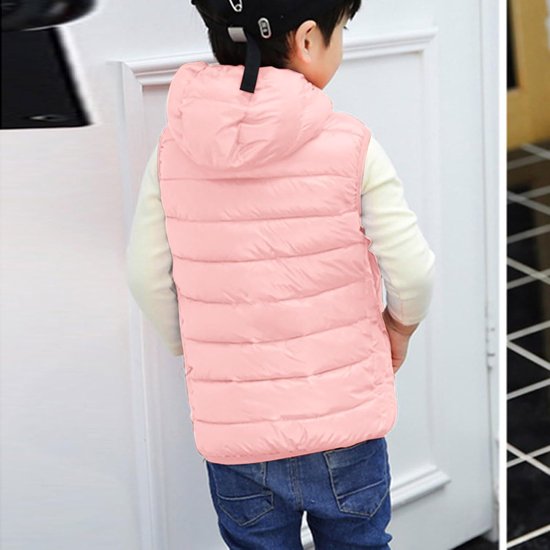 Baby Vest - Kinderen Jas - Buiten Spelen - Met Capuchon - 25 x 25 x 1 cm - Meerdere Kleuren — afbeelding 3