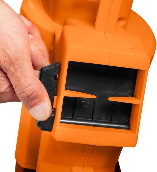 Elektrische Bladzuiger - Tuinstofzuiger Bladblazer - Tuin Schoonmaken - Zuig Blaas Haksel - 45 Liter Zak - Oranje — afbeelding 3