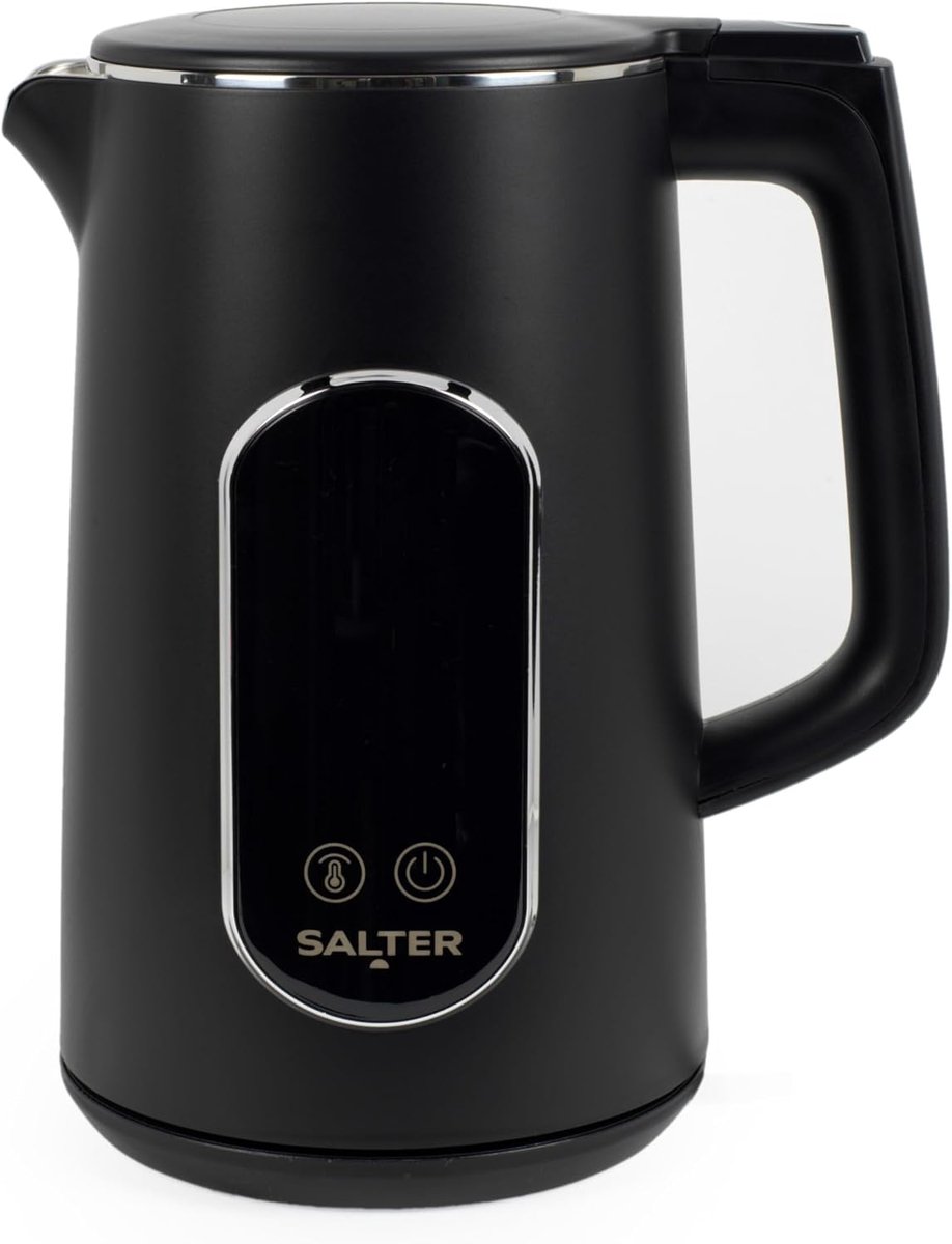 Digitale Waterkoker - Temperatuurregeling - Dranken Bereiden - Dubbelwandig - 1.7 Liter - Zwart