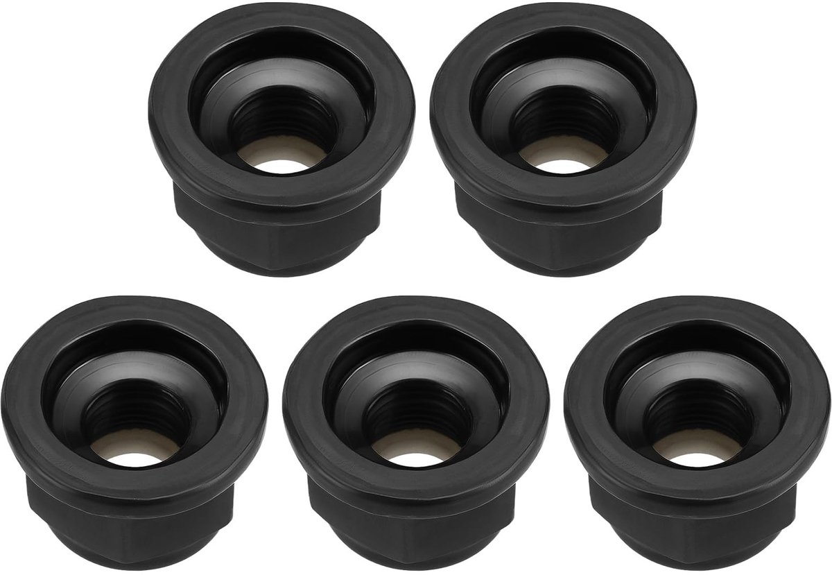 aladdien - Grastrimmer Draadmoer - Vervangende Moeren - Compatibel met Stihl - Linkshandige Schroefdraad - M10 x 1 mm - 5 stuks