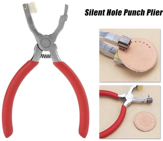 Allecto - Professionele 4mm Leerpons met Vervangbare Tanden - Stil en Ergonomisch van Allecto — afbeelding 4
